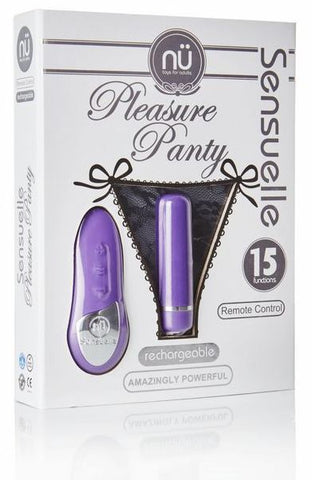 Sensuelle Rechargeable Pleasure Panty - Remote Control Vibrators