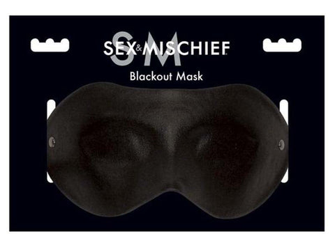 Sex & Mischief Blackout Mask - Masks And Blindfolds
