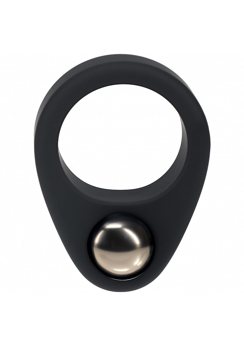 Shots LEVELZ Single Weighted Ball Mens Cock Ring Stretchy Cock Rings