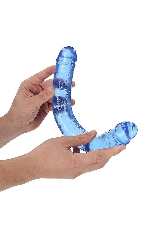 Shots Toys Crystal Clear 13 Inches Realistic Double Dong - Double Ender