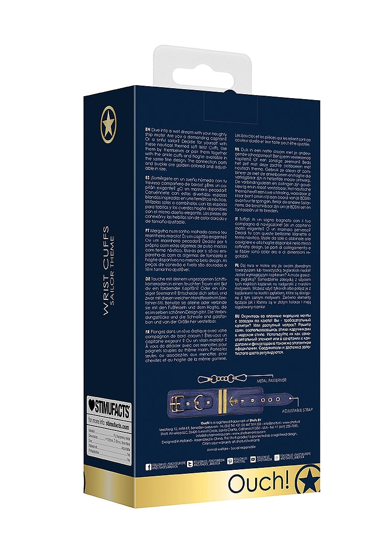 Shots Toys Sailor Theme Bondage Wrist Cuffs Cuffs And Restraints