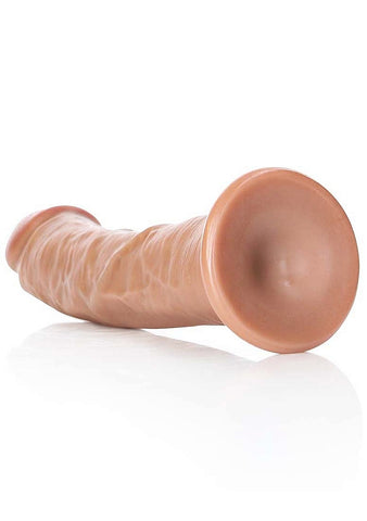 Realrock Curved Suction Cup Realistic Dong 20.5 cm - Realistic Dildos