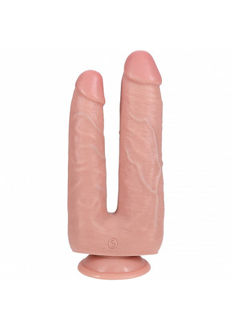 RealRock Ultra Realistic Skin Double Trouble Dildo 7/8 Inch - Realistic Dildos