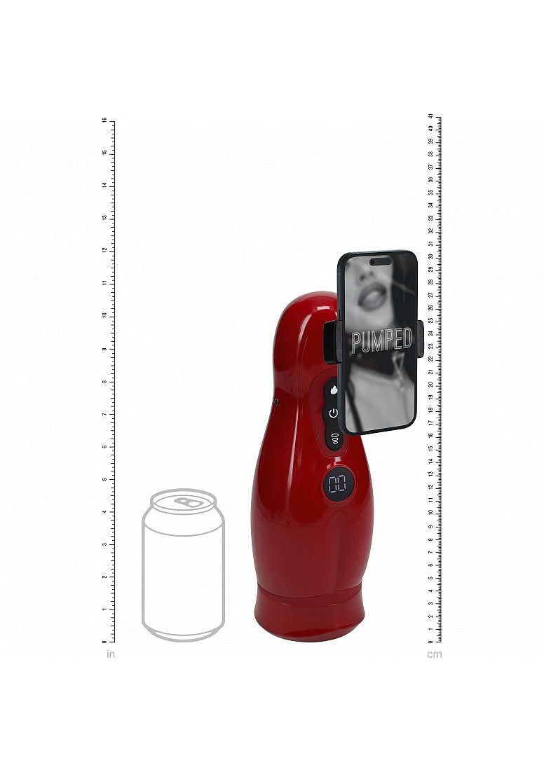 Shots PUMPED Virtuo 10 Function Vibrating Male Masturbator - Masturbators and Strokers