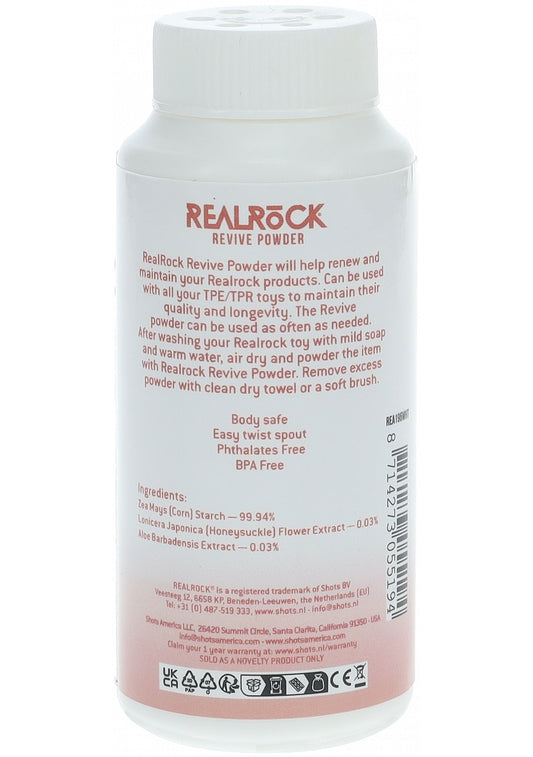Shots Toys RealRock Revive Reviving Powder 2 oz - Adult Toy Cleaner