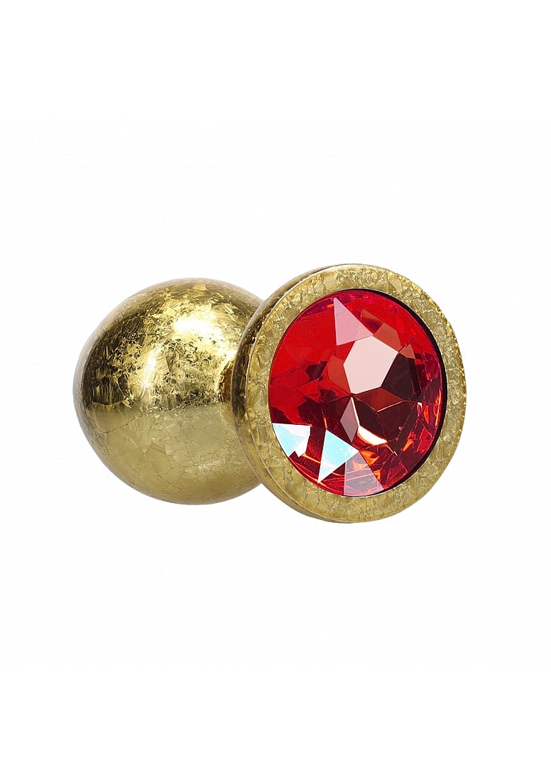 OUCH! Milan Collection Metallic Butt Plugs with Gem Bases Butt Plugs