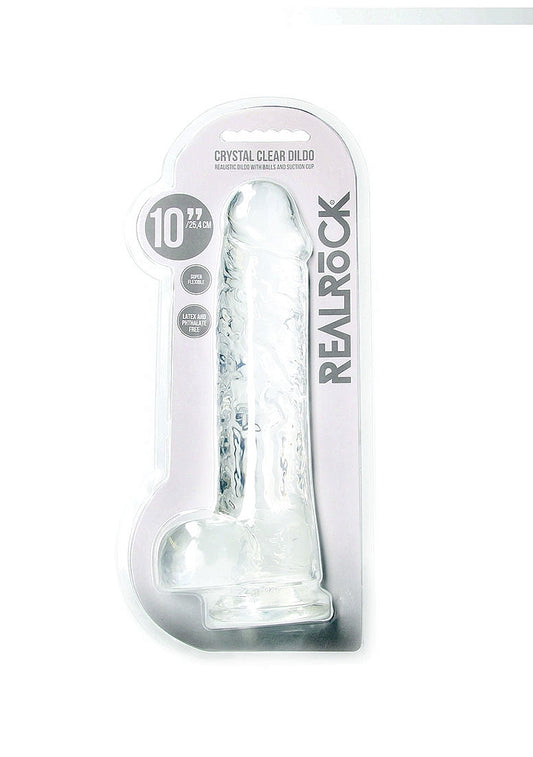 Realrock Realistic Dildo With Balls 25.4 cm - Realistic Dildos