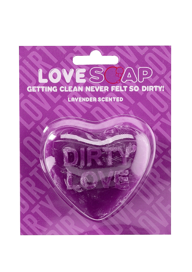 Shots Toys Dirty Love Heart Soap Lavender Scented Bar - Party Gifts and Novelties