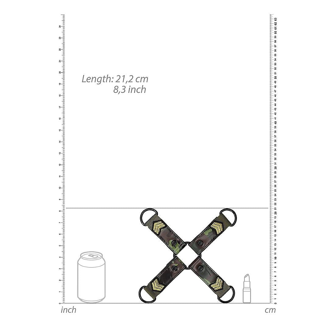 Shots Toys Army Theme Bondage Hogtie Connector - Cuffs And Restraints