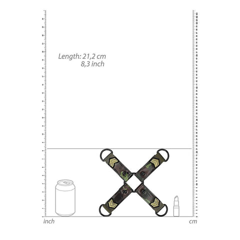 Shots Toys Army Theme Bondage Hogtie Connector - Cuffs And Restraints