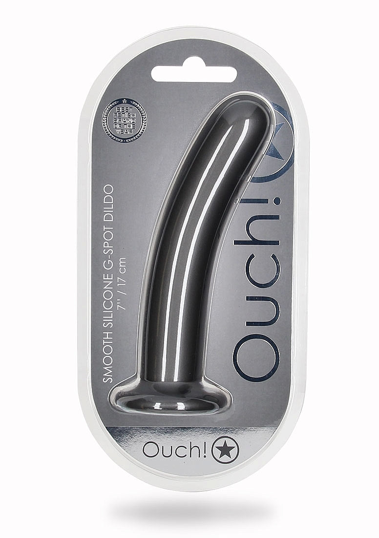 Shots Toys Smooth Silicone Suction G-Spot Dildo 17 cm - Non-Realistic Dildos