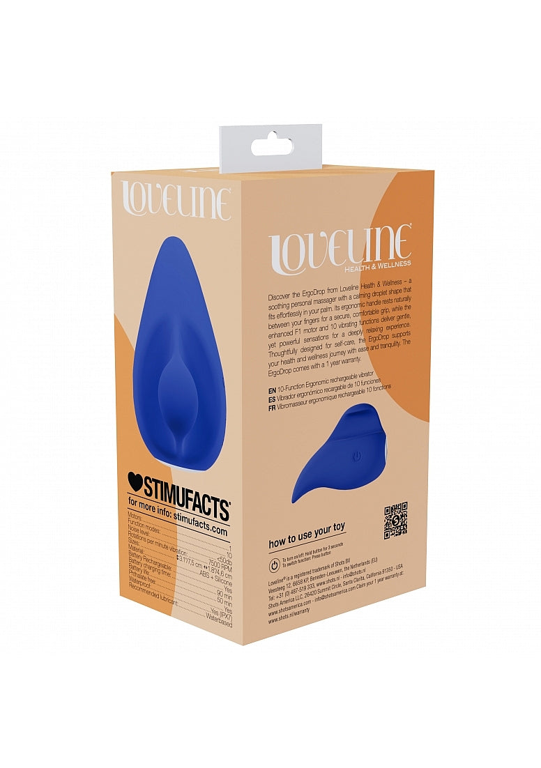 Shots Loveline ErgoDrop 10 Speed Clitoral Vibrator - Clit Ticklers and Pulsators