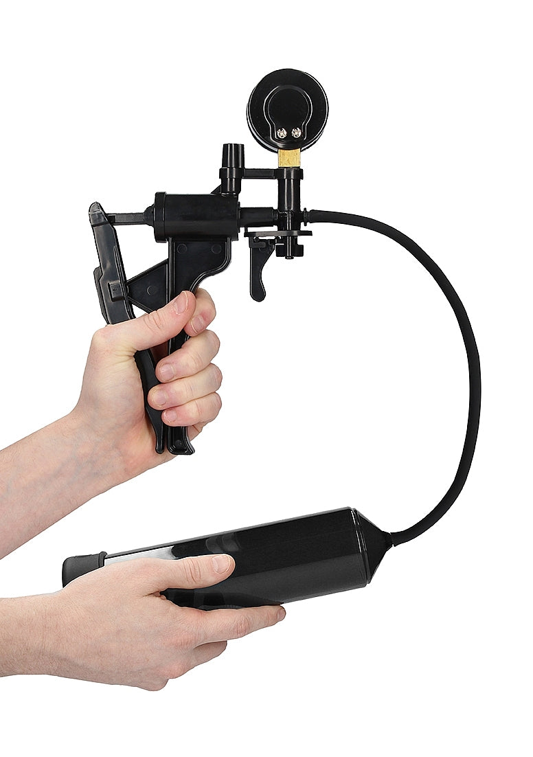 Shots Pumped Elite Beginner Penis Pump with PSI Gauge - Penis Pumps And Stretchers