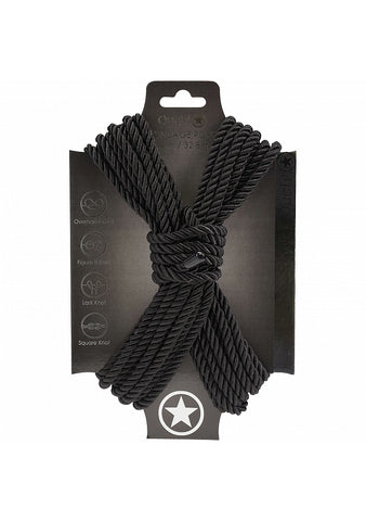 OUCH! Silky Smooth Nylon Bondage Rope 10m - Cuffs And Restraints