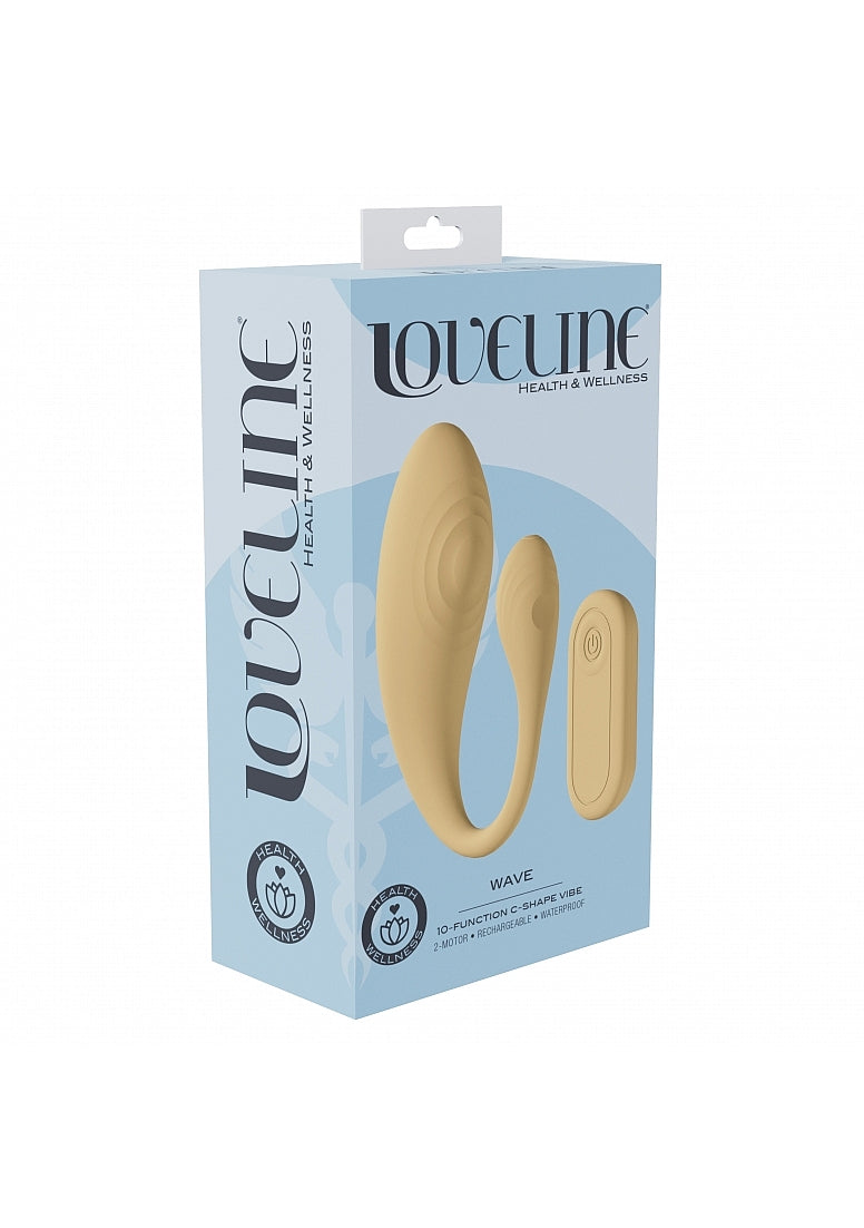 Shots Loveline Wave C-Shape 10 Function G Spot Massager - G-Spot Vibrators
