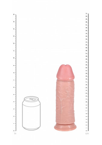 RealRock Extra Thick Straight Dong without Balls 9 Inch - Realistic Dildos