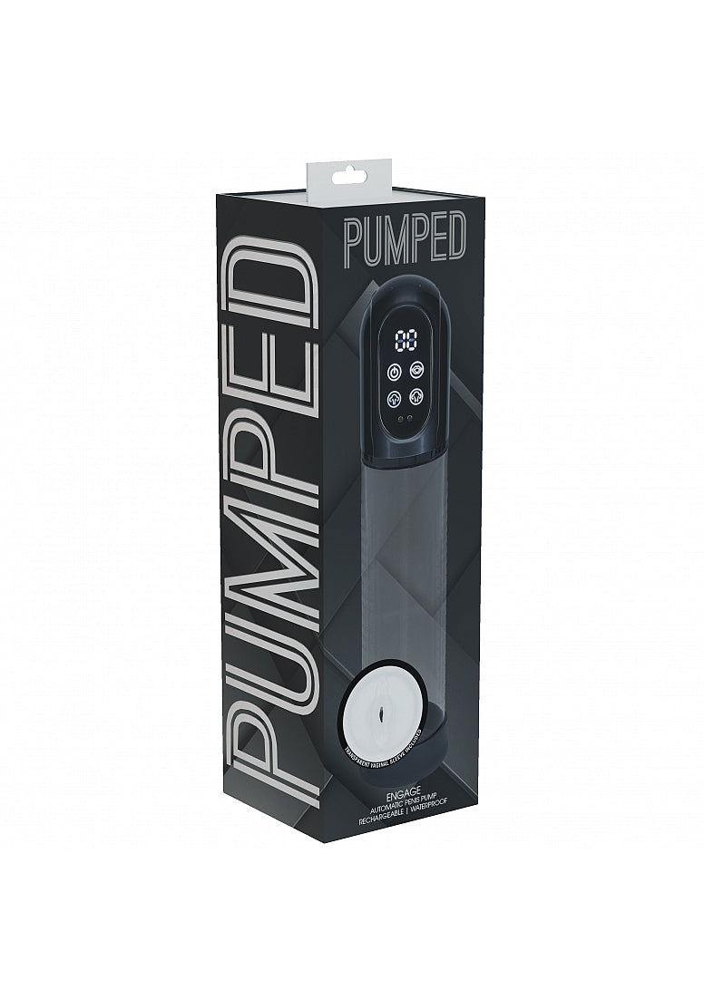 Shots PUMPED Engage Automatic Penis Pump Masturbator - Masturbators and Strokers