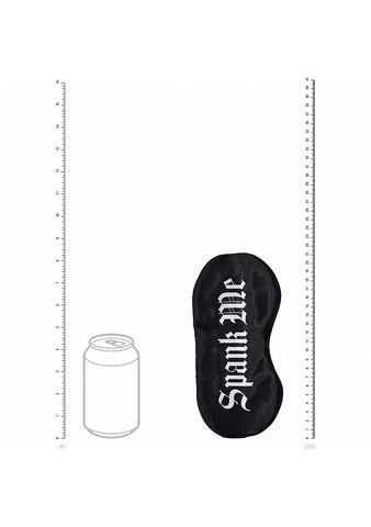 Shots Toys OUCH! Spank Me Printed Fetish Play Eye Mask - Masks And Blindfolds
