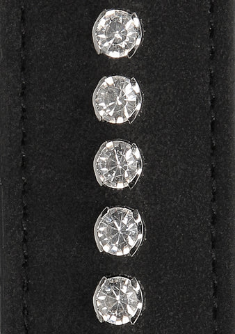 Shots Toys Diamond Studded Bondage Wrist Cuffs - Cuffs And Restraints