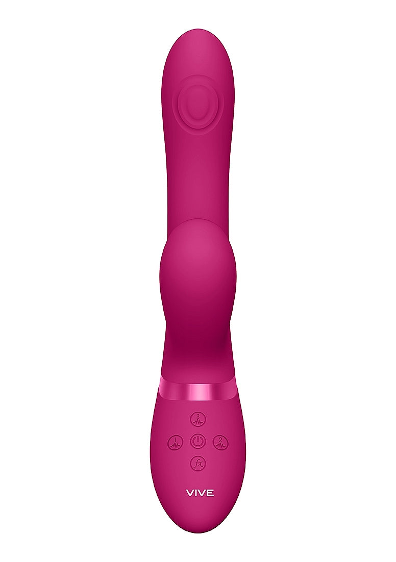 Shots Hide Pulse & Airwave Technology Rabbit Vibrator - Rabbit Vibrators