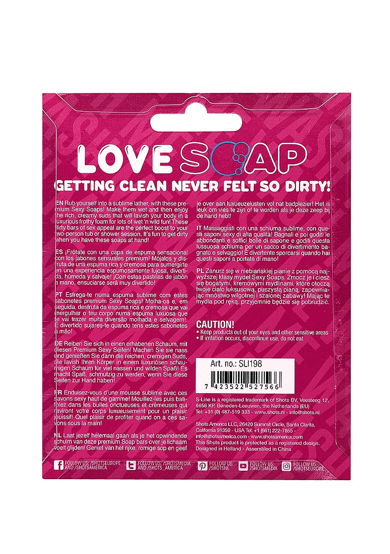 Shots Toys Wash Me Luxury Sexy Heart Soap Bar - Party Gifts and Novelties
