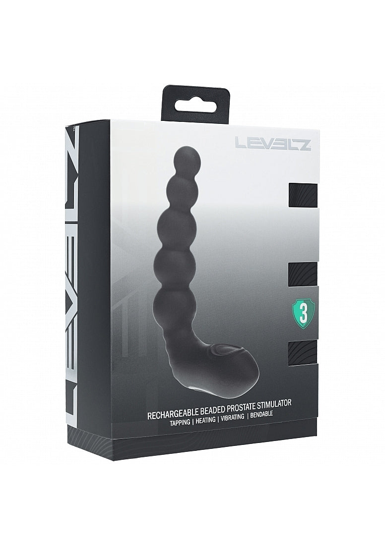 Shots LEVELZ Rechargeable Heating Beaded Prostate Massager Prostate Toys