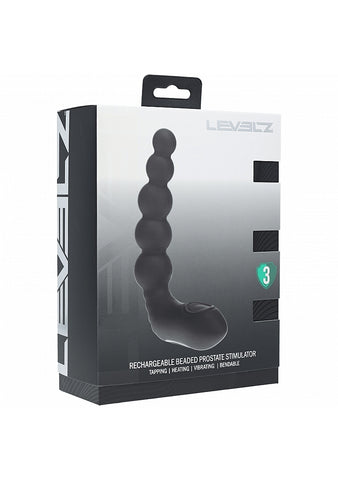 Shots LEVELZ Rechargeable Heating Beaded Prostate Massager - Prostate Toys