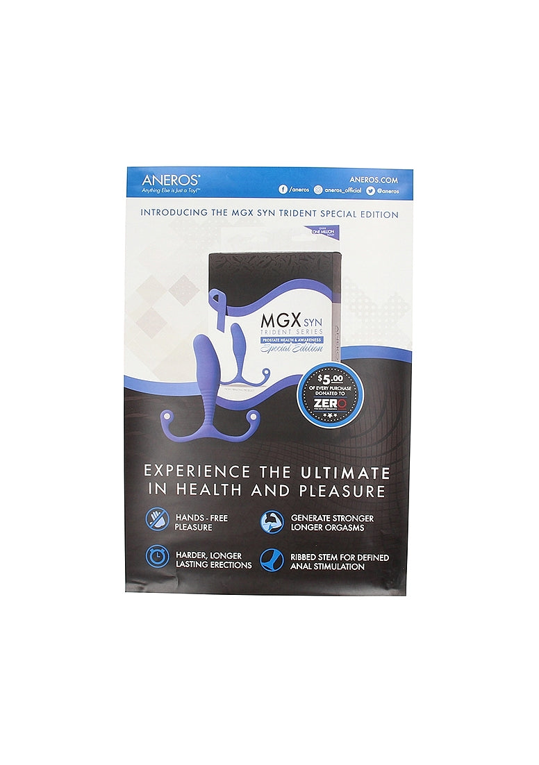 Aneros MGX Syn Trident Blue Promo Sex Kit Sex Kits