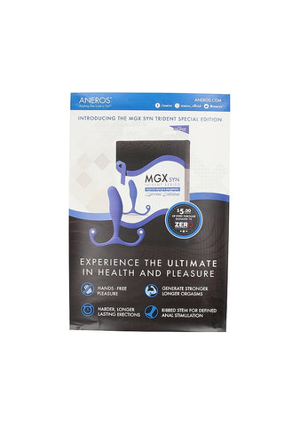Aneros MGX Syn Trident Blue Promo Kit - Sex Kits