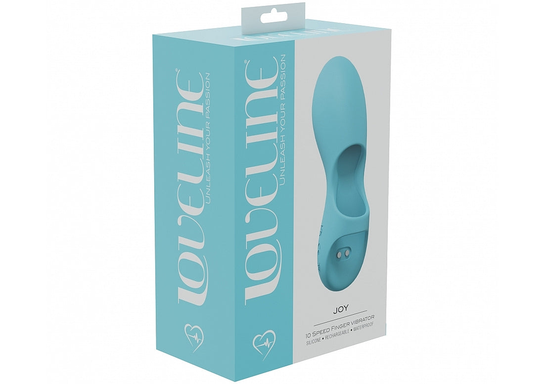 Shots LoveLine Joy 10 Speed Silicone Finger Vibrator - Finger and Tongue Vibrators