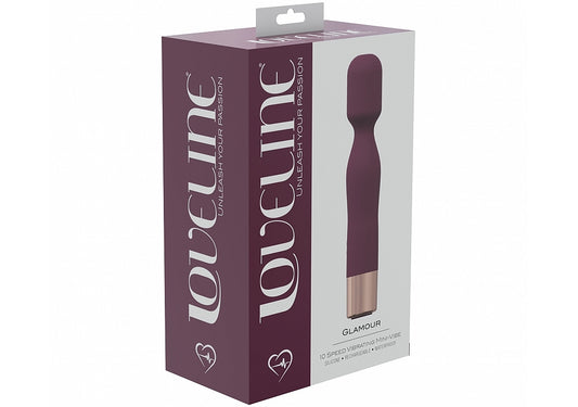 Shots LoveLine Glamour 10 Speed Mini Body Wand Massager - Body Wands