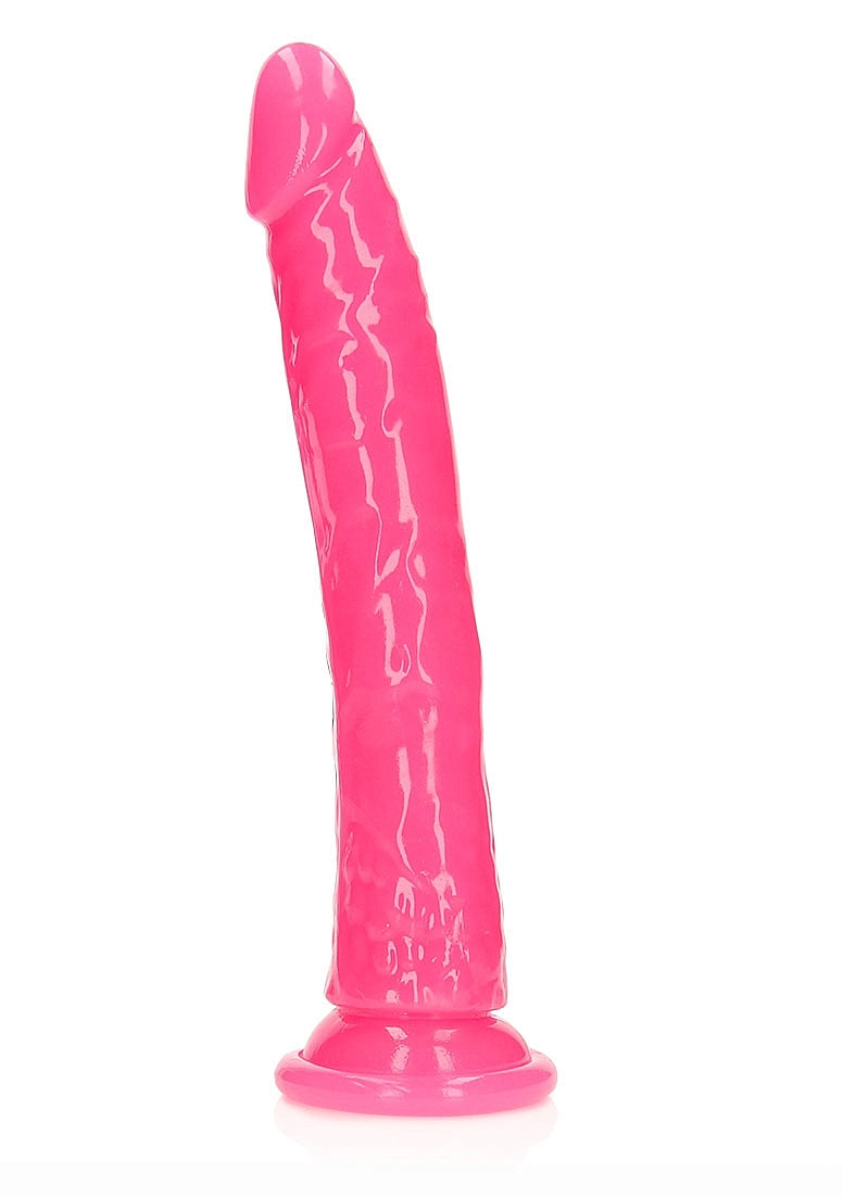 Shots REALROCK 29 cm Slim Glow in the Dark Realistic Dong - Realistic Dildos
