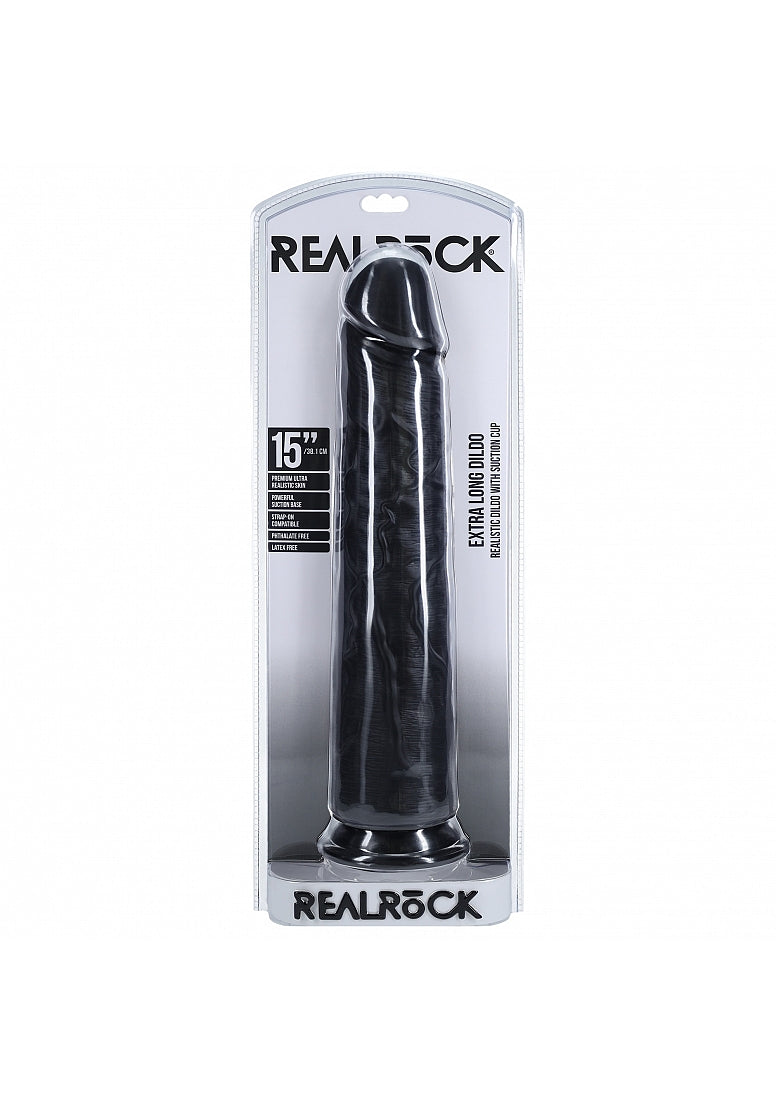Realrock Extra Large No Balls Realistic Skin Dildo 38cm Realistic Dildos