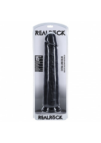Realrock Extra Large No Balls Realistic Skin Dildo 38cm - Realistic Dildos