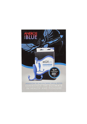 Aneros MGX Syn Trident Blue Promo Kit - Sex Kits