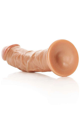 Realrock Curved Realistic Dildo with Suction Cup 18 cm - Realistic Dildos