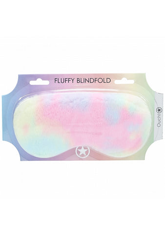 Shots Toys OUCH! Fetish Power Play Fluffy Eye Mask - Masks And Blindfolds