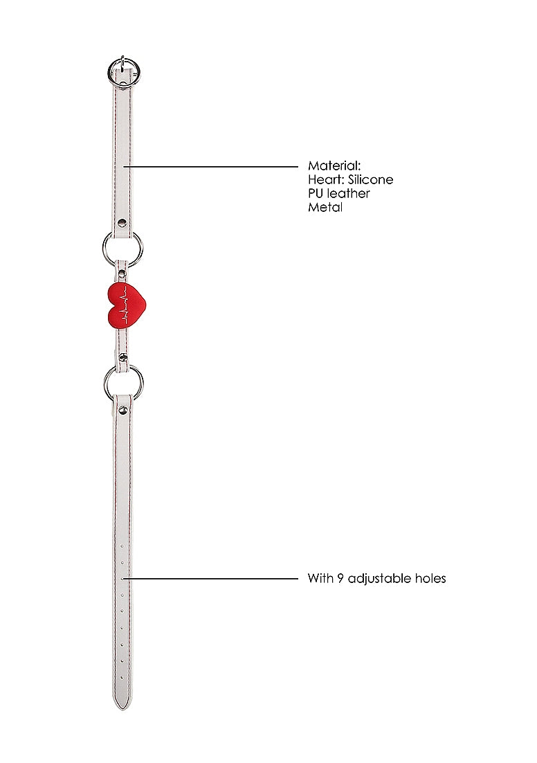 Shots Toys Nurse Theme BDSM Silicone Heart Gag Bondage Gags and Bits