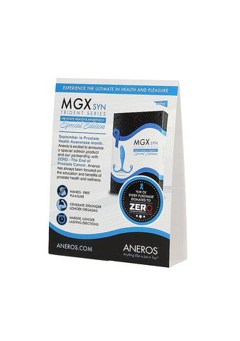 Aneros MGX Syn Trident Blue Promo Kit - Sex Kits