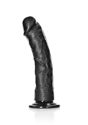 Realrock Curved Suction Cup Realistic Dong 20.5 cm - Realistic Dildos