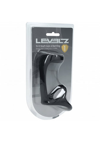 Shots LEVELZ Tri O Silicone Shaft Cock and Ball Ring - Stretchy Cock Rings