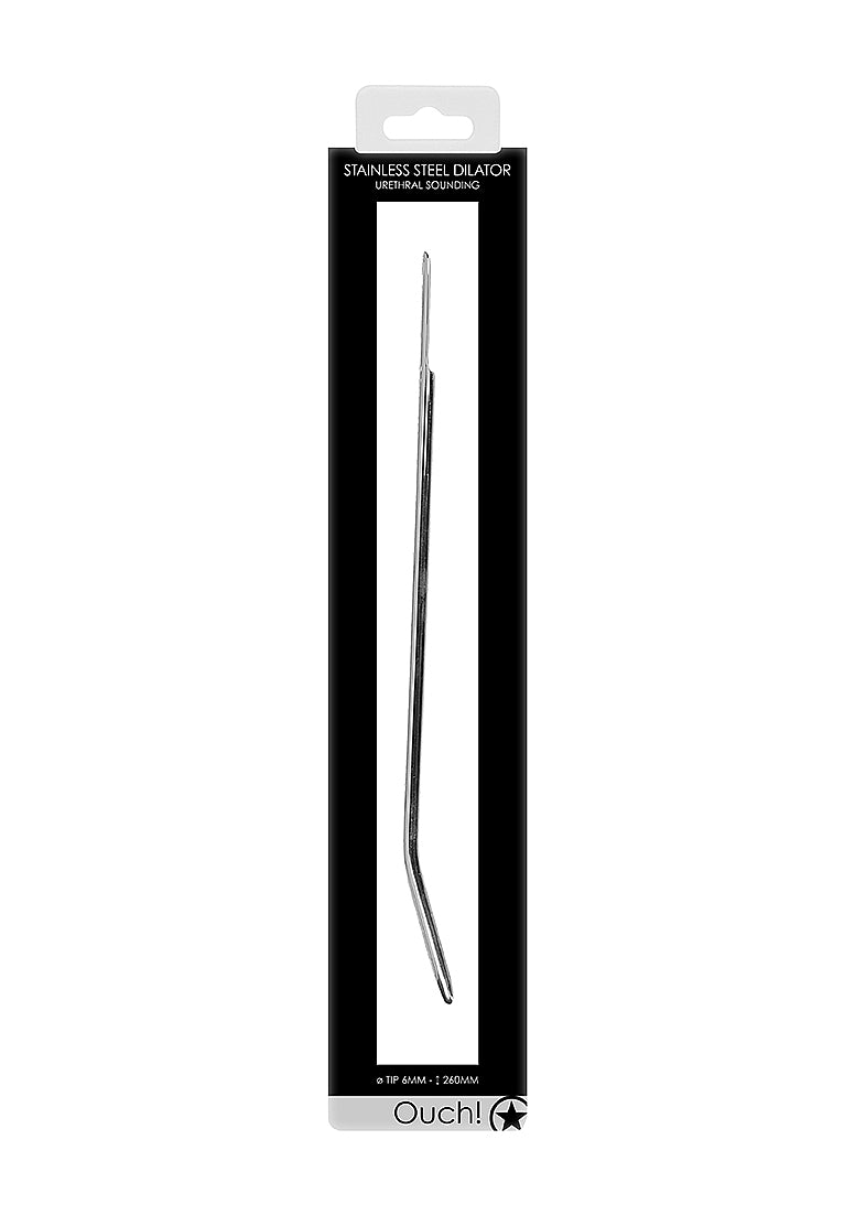 Shots Urethral Sounding Stainless Steel Dilator Black Urethral Sounds