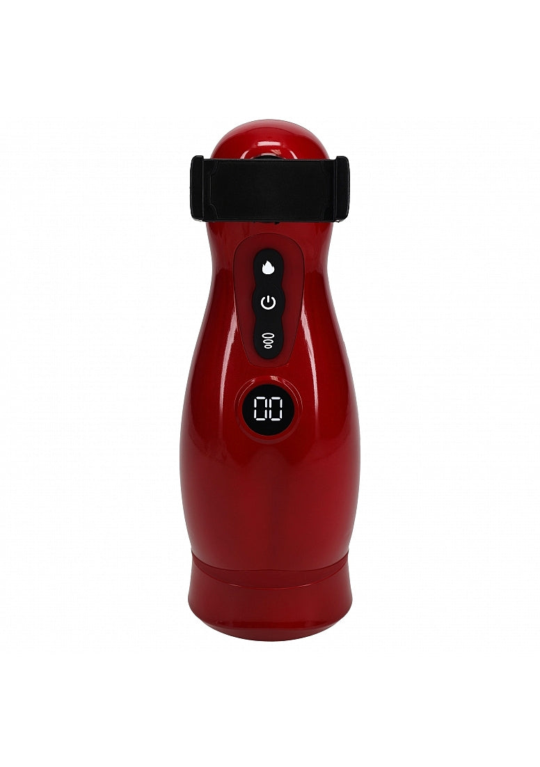 Shots PUMPED Virtuo 10 Function Vibrating Male Masturbator - Masturbators and Strokers