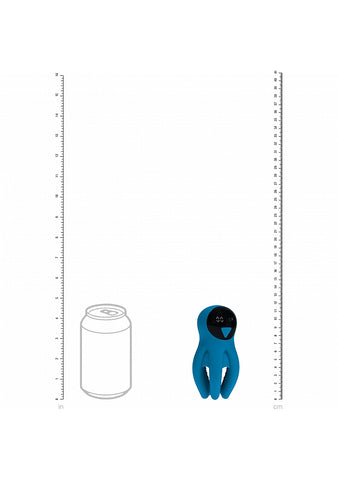 Shots LEVELZ Digital Vibrating Silicone Penis Head Stimulator - Masturbators and Strokers