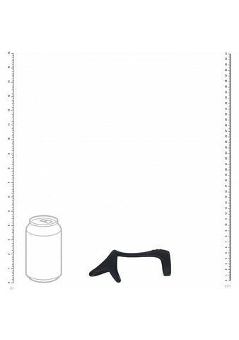 Shots LEVELZ Tri O Silicone Shaft Cock and Ball Ring - Stretchy Cock Rings