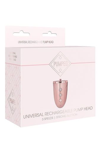 Shots Pumped Universal Rechargeable Penis Pump Head - Penis Pumps And Stretchers