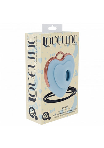 Shots Loveline Luvie AirTapTech 10 Speed Clitoral Vibrator - Clit Ticklers and Pulsators
