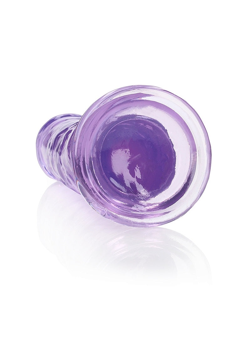 Realrock Crystal Clear 10 Inch Dildo Straight No Balls Realistic Dildos