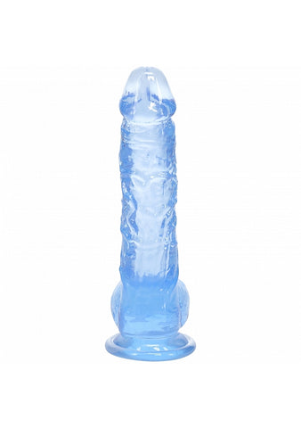 REALROCK 5 Inches Crystal Clear Realistic Dildo with Balls - Realistic Dildos