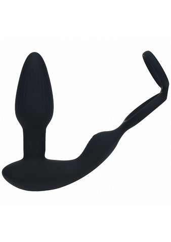 LEVELZ Dual Vibrating Prostate Stimulator with Cock Ring - Prostate Toys